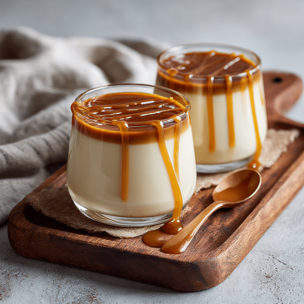 Salted Caramel Panna Cotta Recipe - Recipe Image