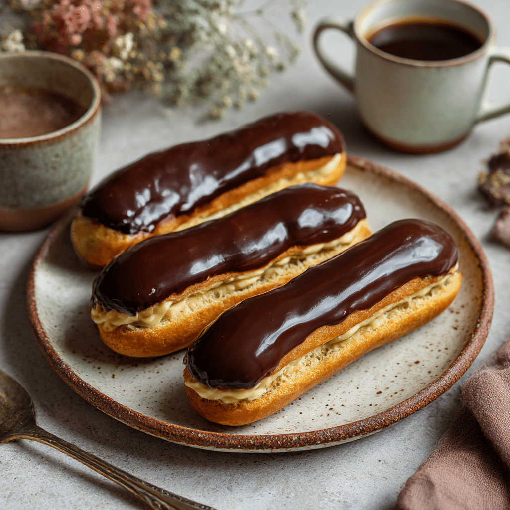 Classic Chocolate Éclairs Recipe - Recipe Image
