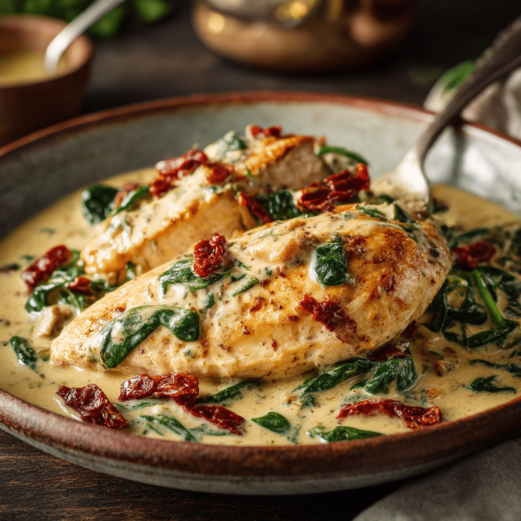 Creamy Tuscan Chicken Recipe - Recipe Image