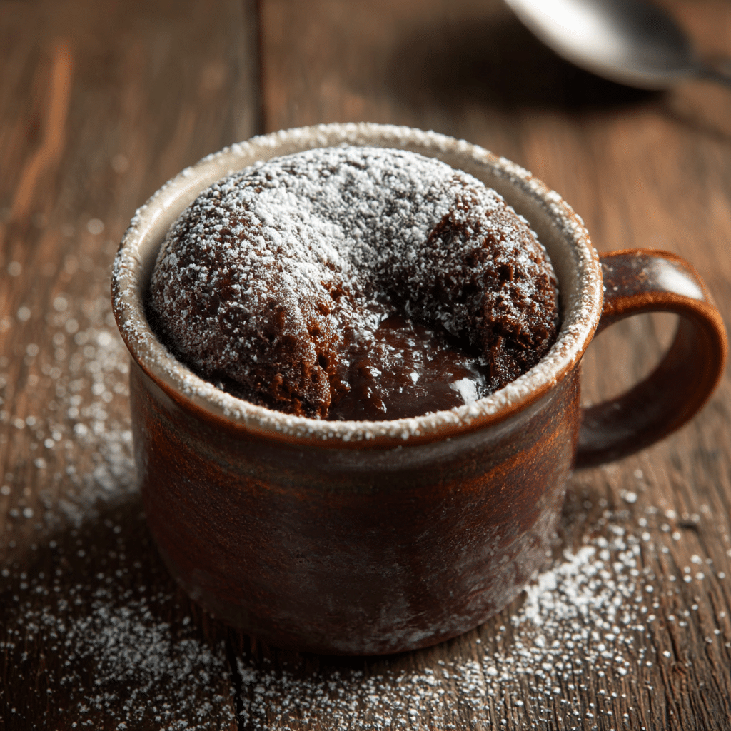 Chocolate Lava Mug Cake Recipe - Recipe Image