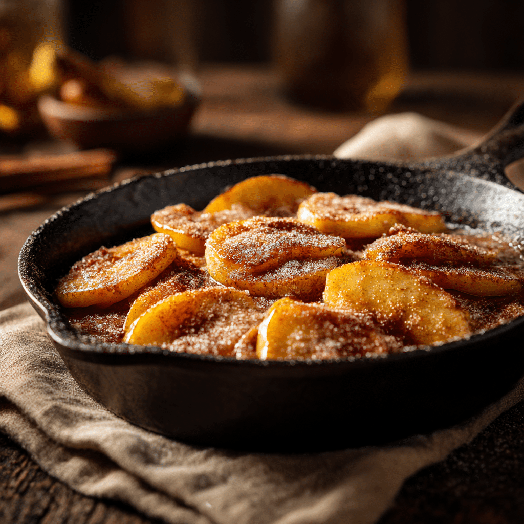 Spiced Apple Cinnamon Skillet Recipe - Recipe Image