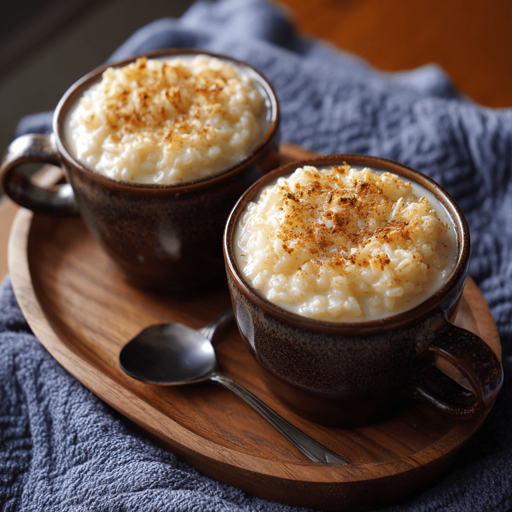 Creamy Vanilla Rice Cups: Soft Milky Comfort Recipe - Recipe Image