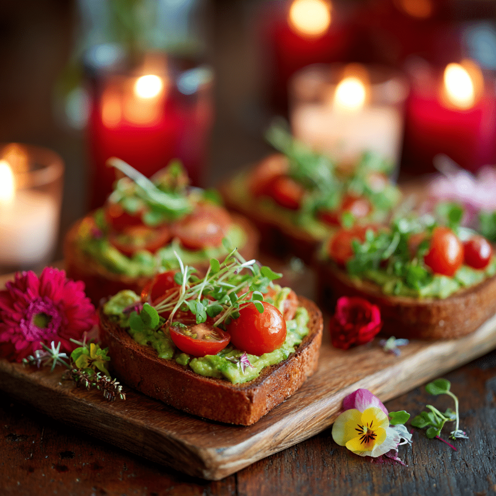 Mini Heart Avocado Toasts: Fresh Love Bites Recipe - Recipe Image