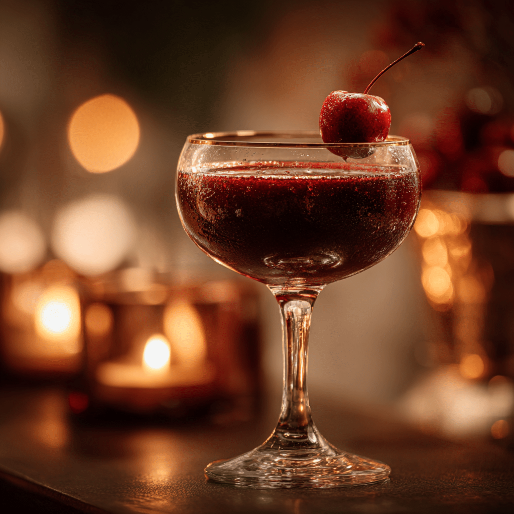 Chocolate Cherry Mocktail Recipe - Recipe Image