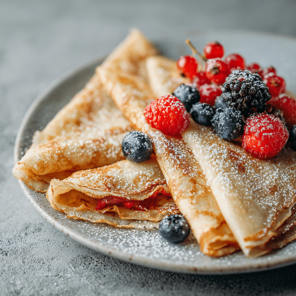 Classic Vegan Crêpes Recipe - Recipe Image