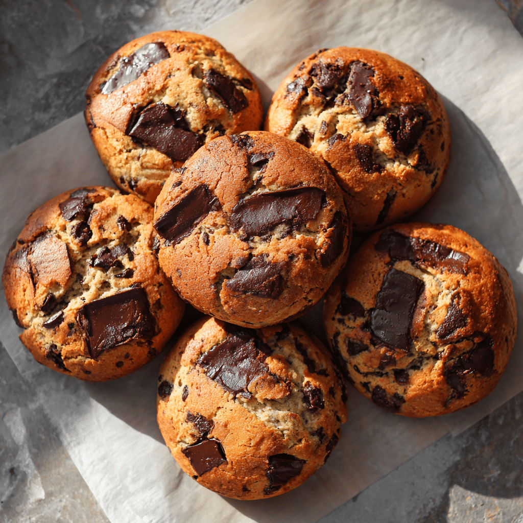 Vegan Chocolate Chip Air Fryer Cookies Recipe - Recipe Image