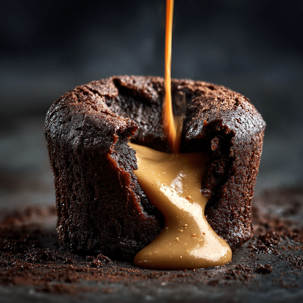 Vegan Biscoff Lava Cake Recipe - Recipe Image