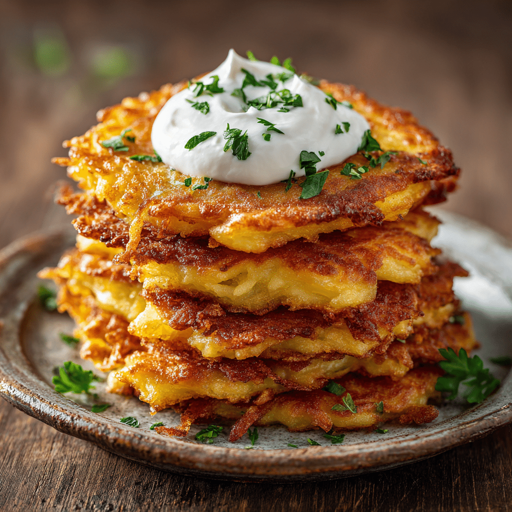Crispy German Potato Pancakes That Will Warm Your Heart Recipe - Recipe Image