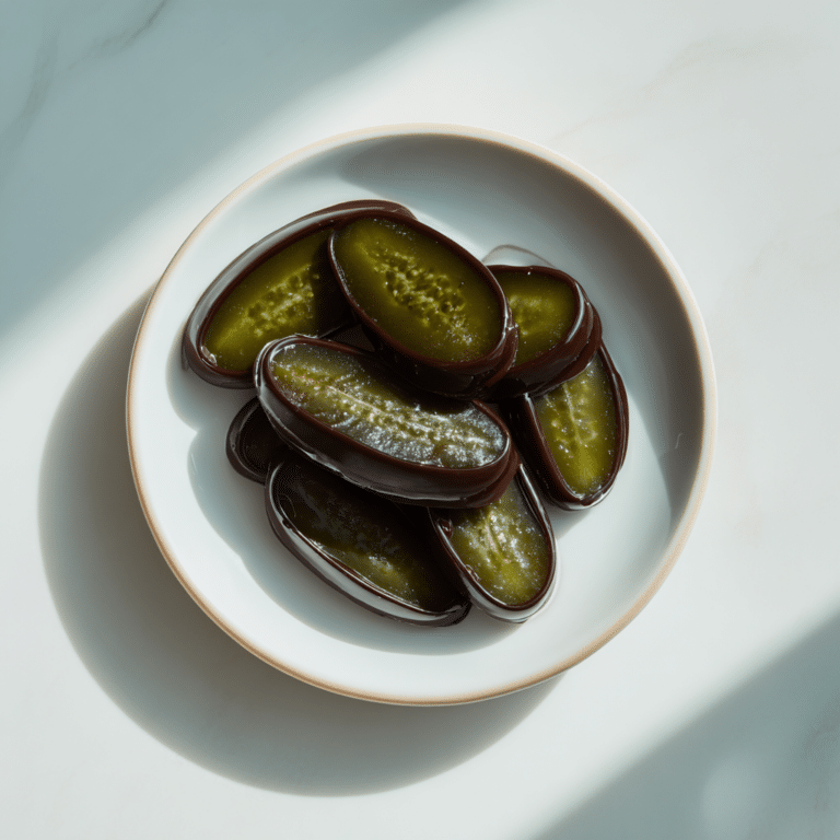 Chocolate-Covered Pickle Chips Recipe