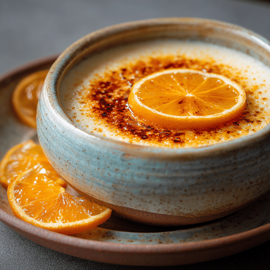 Silky Orange Milk Breakfast Pudding Recipe - Recipe Image