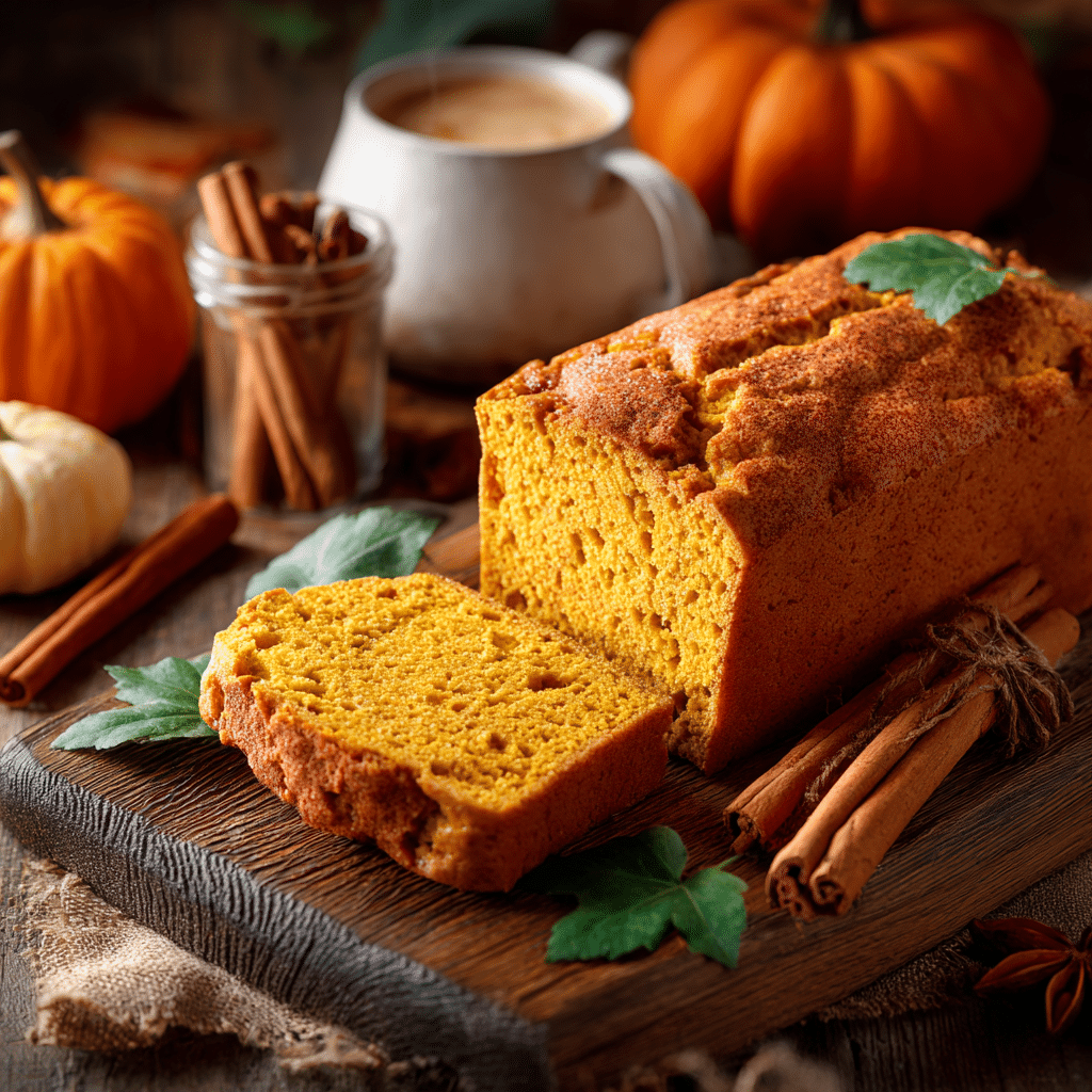 Soft Pumpkin Spice Breakfast Slice Recipe - Recipe Image