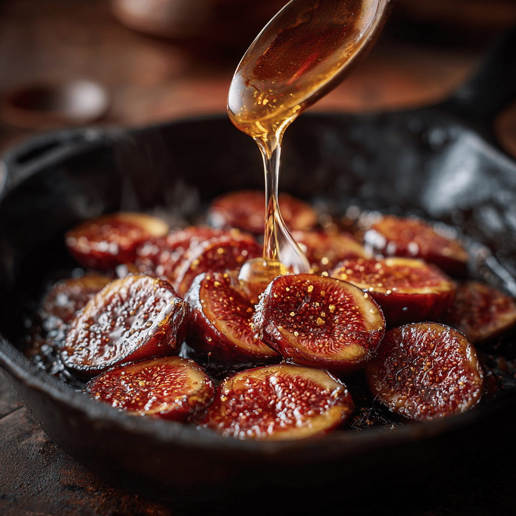 Warm Fig Honey Breakfast Skillet Recipe - Recipe Image