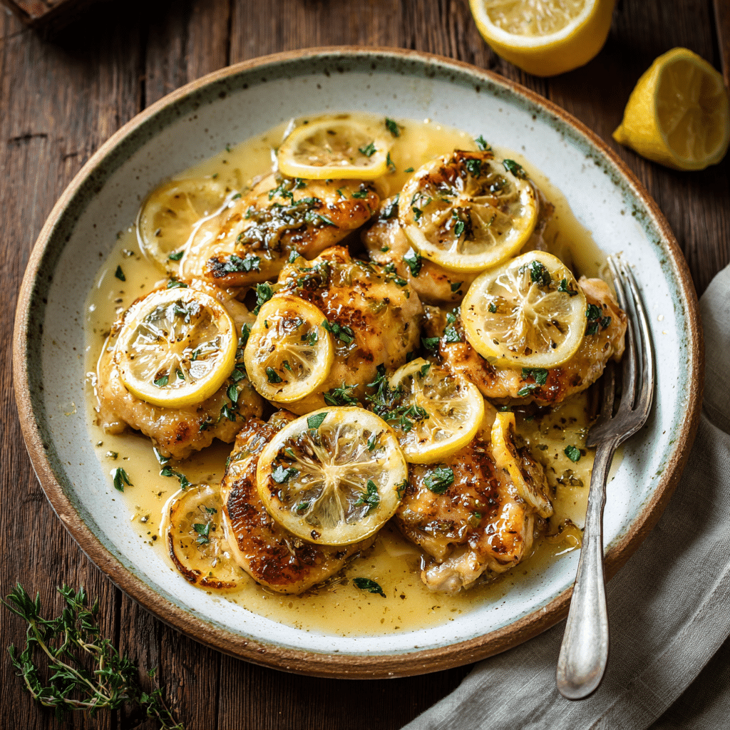 Simple Lemon Butter Chicken Recipe - Recipe Image