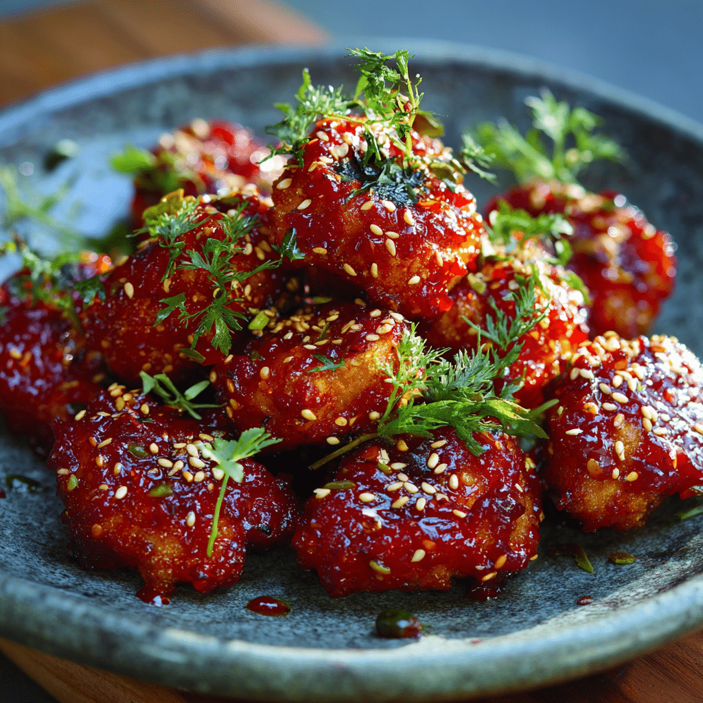 Simple Spicy Sriracha Chicken Bites Recipe - Recipe Image