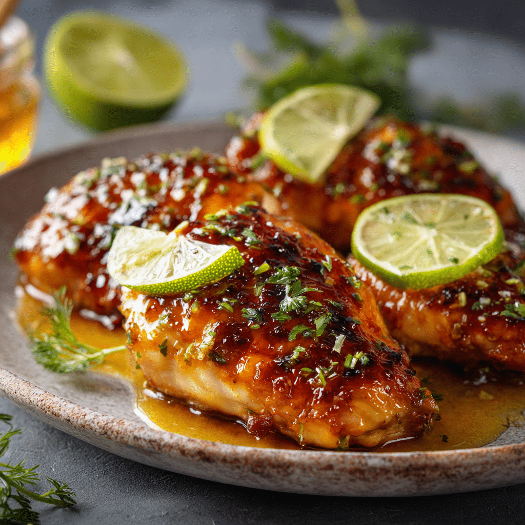 Simple Honey Lime Chicken Recipe - Recipe Image