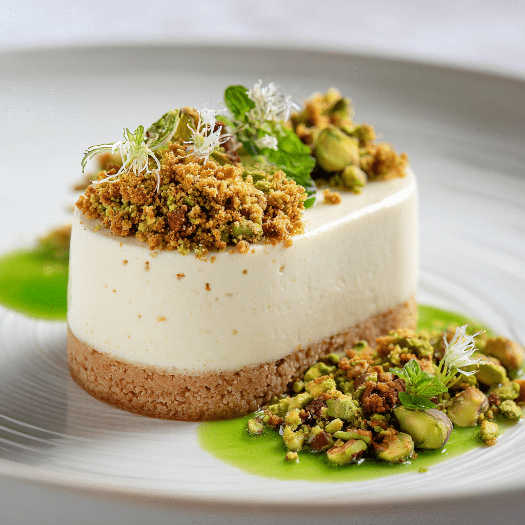 Pistachio Cream Cheesecake Recipe - Recipe Image