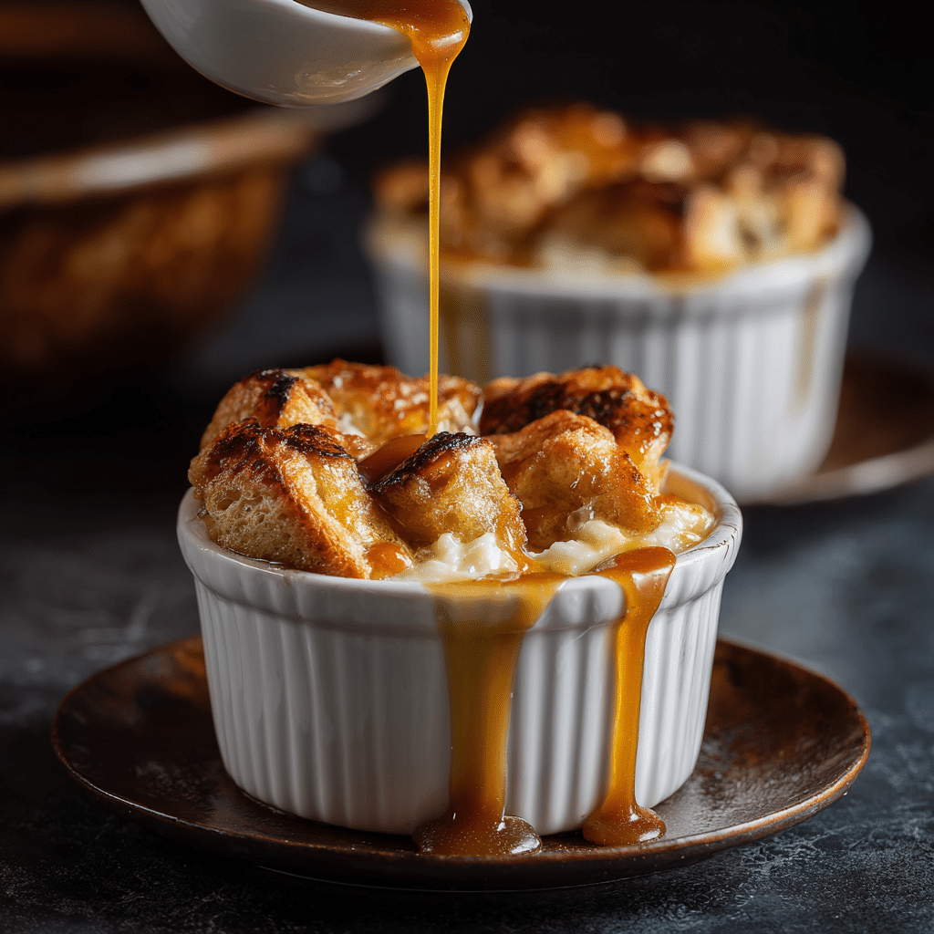 Croissant Bread Pudding Cups Recipe