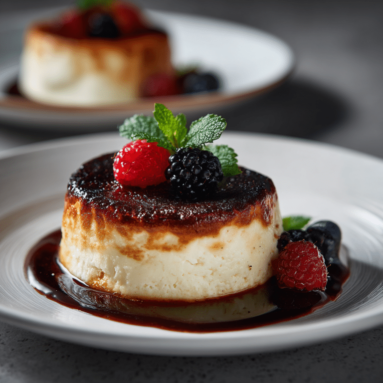 Mini Burnt Basque Cheesecake Recipe