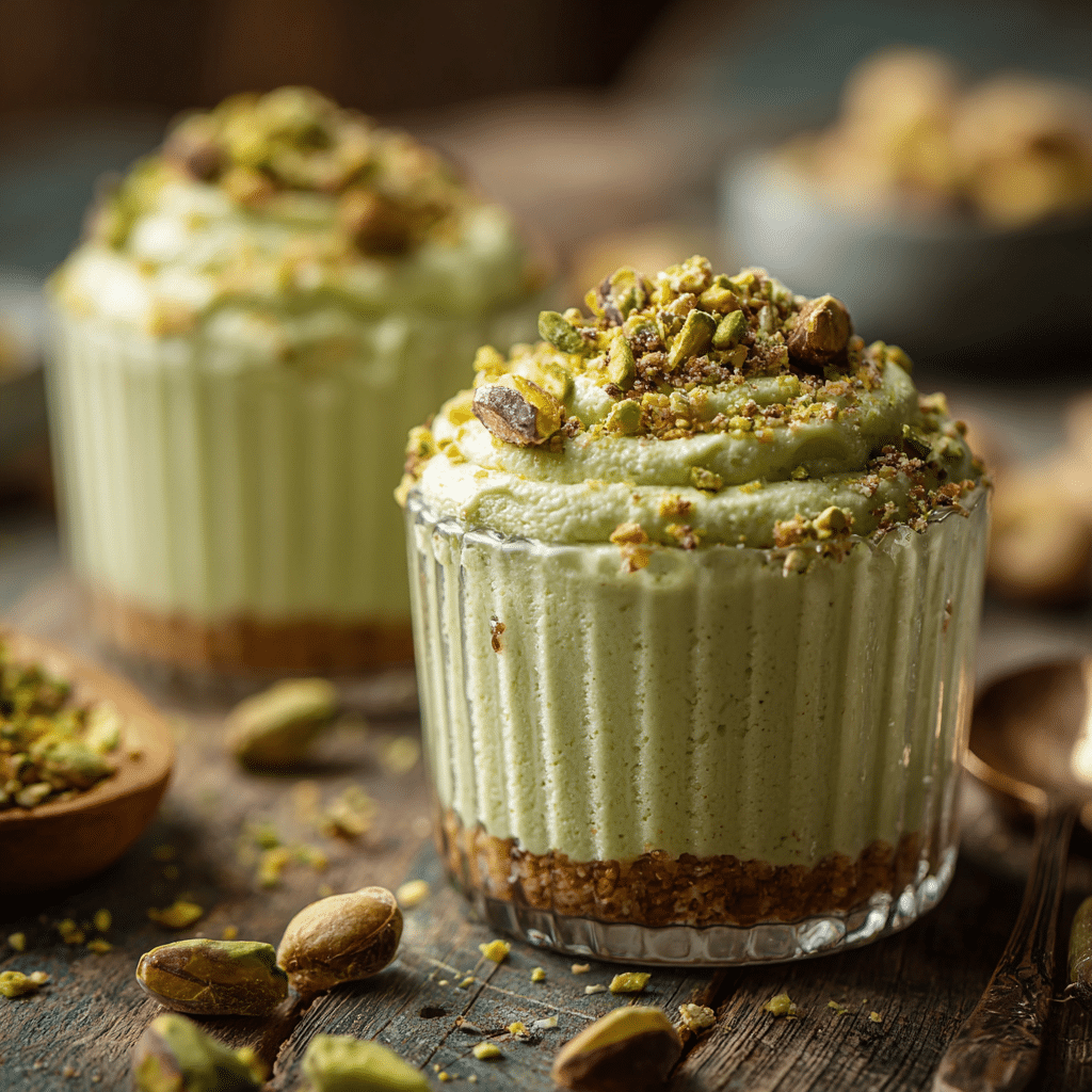 Pistachio Cream Cups Recipe