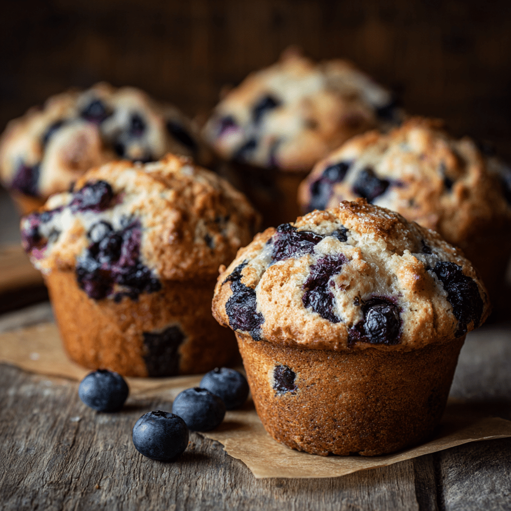 Dairy Free Blueberry Muffins Recipe - Recipe Image