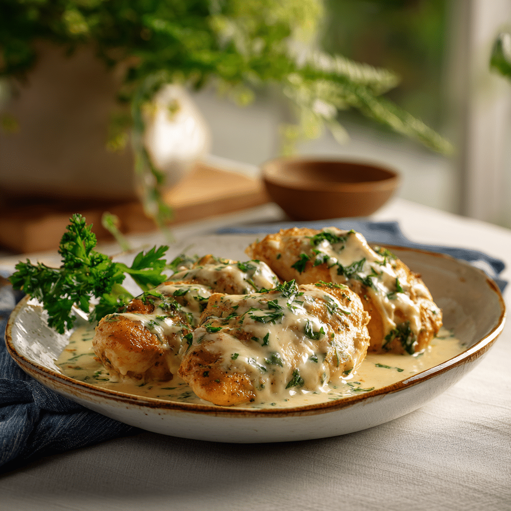 Creamy Garlic Parmesan Chicken Recipe - Recipe Image