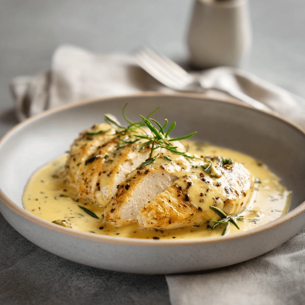 Creamy Mustard Tarragon Chicken Recipe - Recipe Image