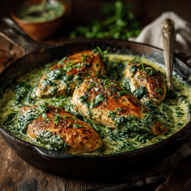 Creamy Spinach Chicken Recipe