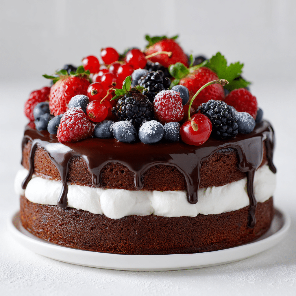 Chocolate Ganache Cake Recipe