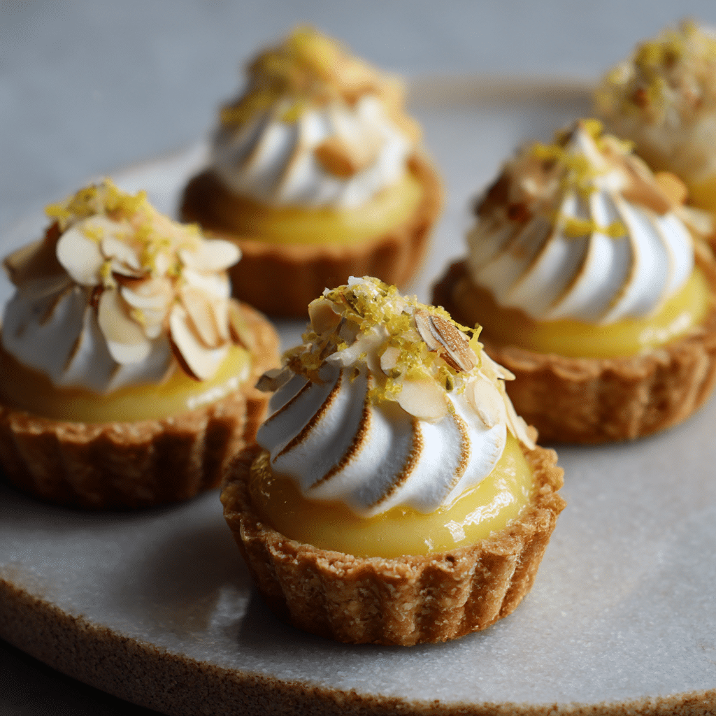 almond Yuzu Mini Tartlets Recipe - Recipe Image
