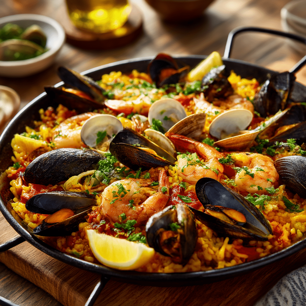 Seafood Paella Recipe - Recipe Image