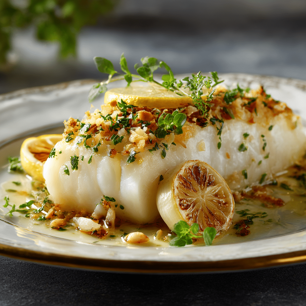 Baked Lemon Garlic Cod Recipe - Recipe Image