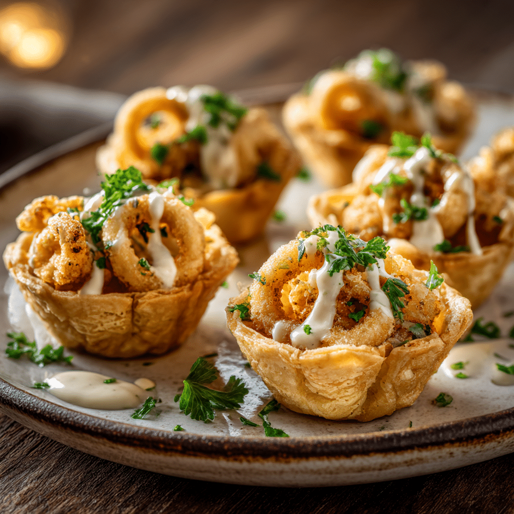 Mini Calamari Cups Recipe - Recipe Image