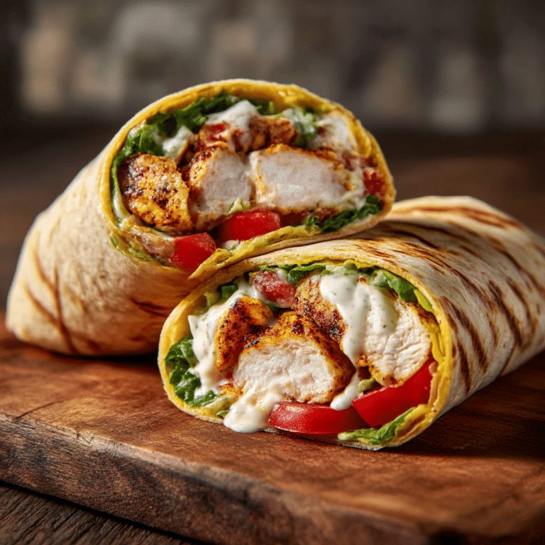 Smash Chicken Wrap Recipe