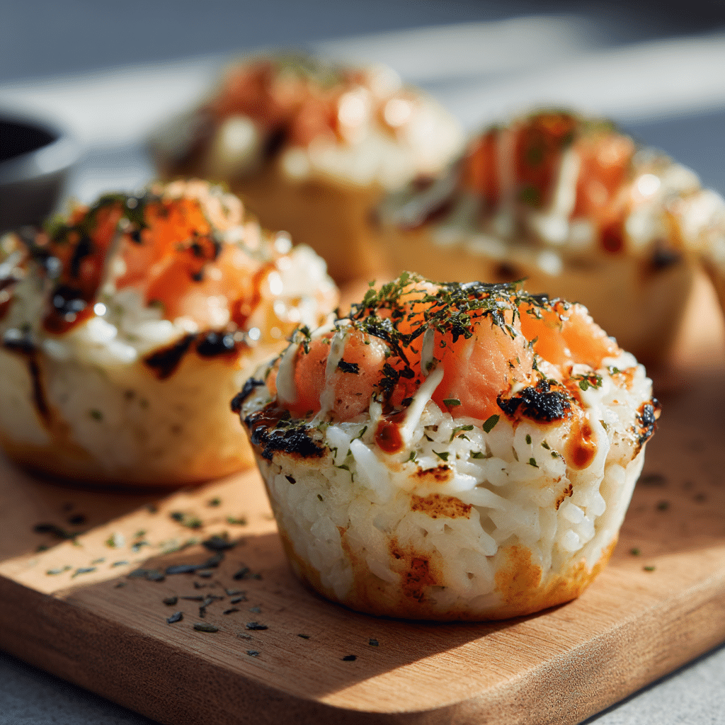 Mini Sushi Bake Cups Recipe - Recipe Image