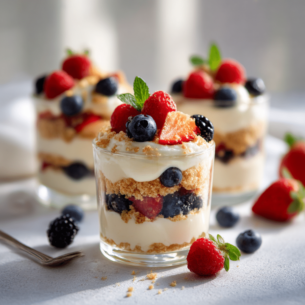 Vanilla Berry Mascarpone Cups Recipe - Recipe Image