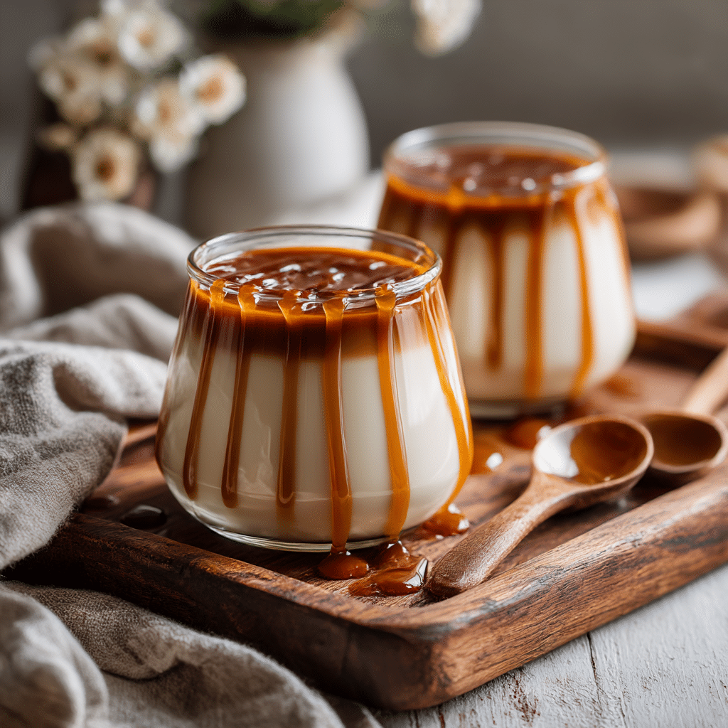 Salted Caramel Panna Cotta Recipe - Recipe Image