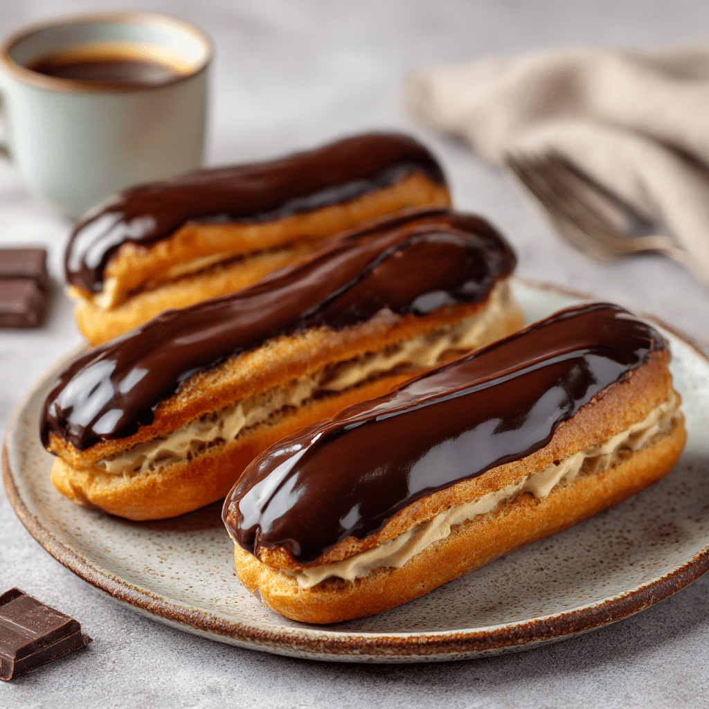 Classic Chocolate Éclairs Recipe - Recipe Image