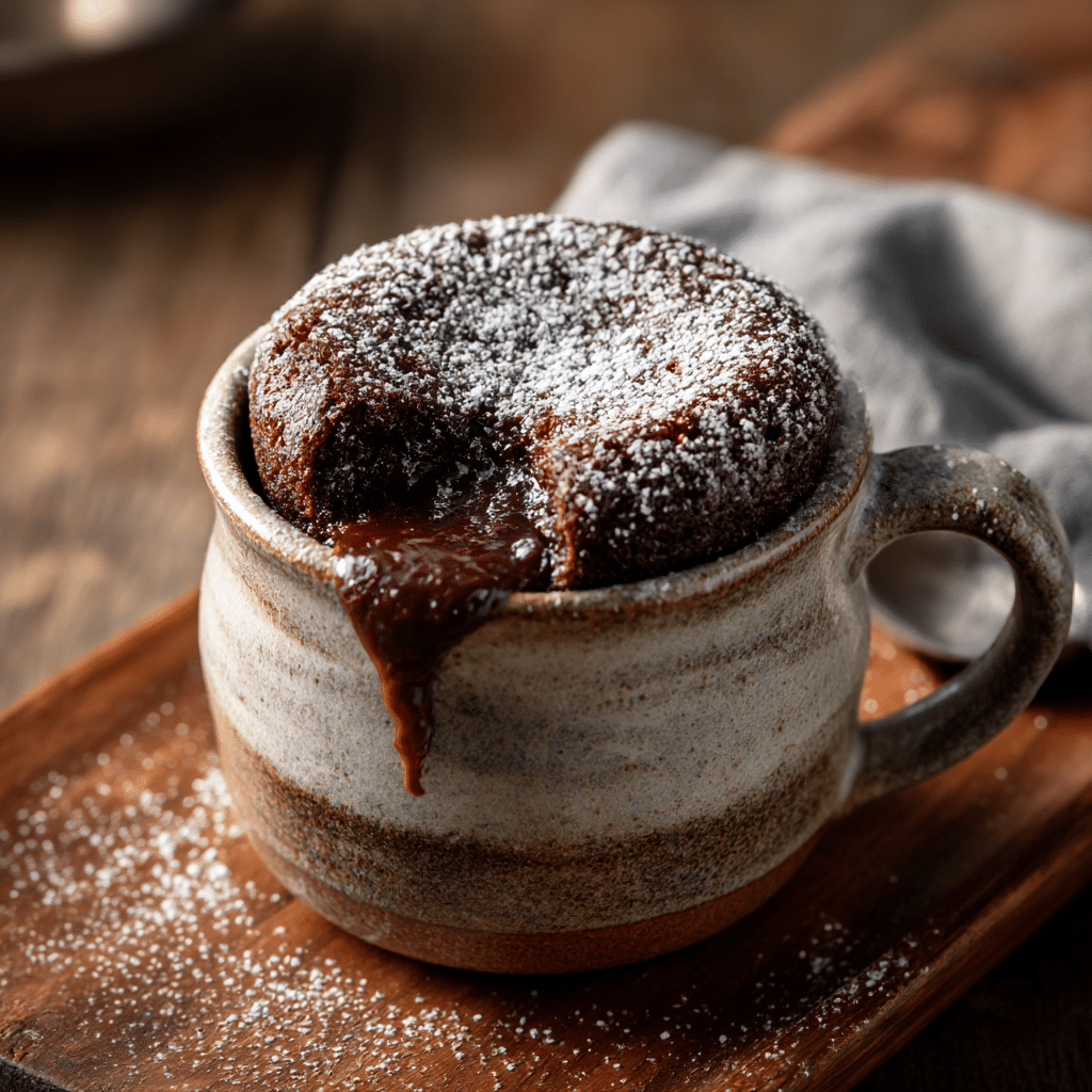 Chocolate Lava Mug Cake Recipe - Recipe Image