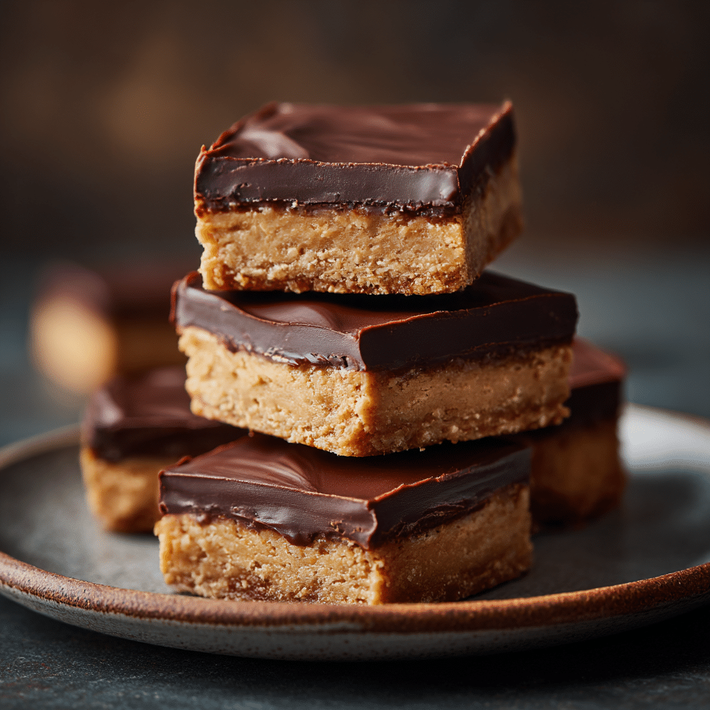Peanut Butter Chocolate No-Bake Bars Recipe - Recipe Image