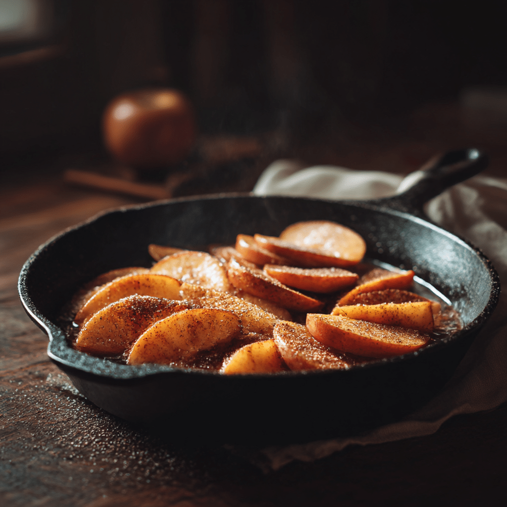 Spiced Apple Cinnamon Skillet Recipe - Recipe Image