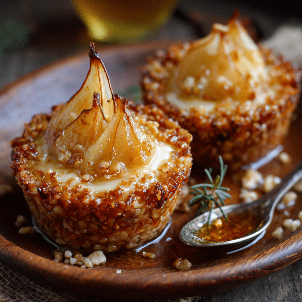 Baked Pear Honey Dessert Cups: Soft Golden Comfort Recipe - Recipe Image
