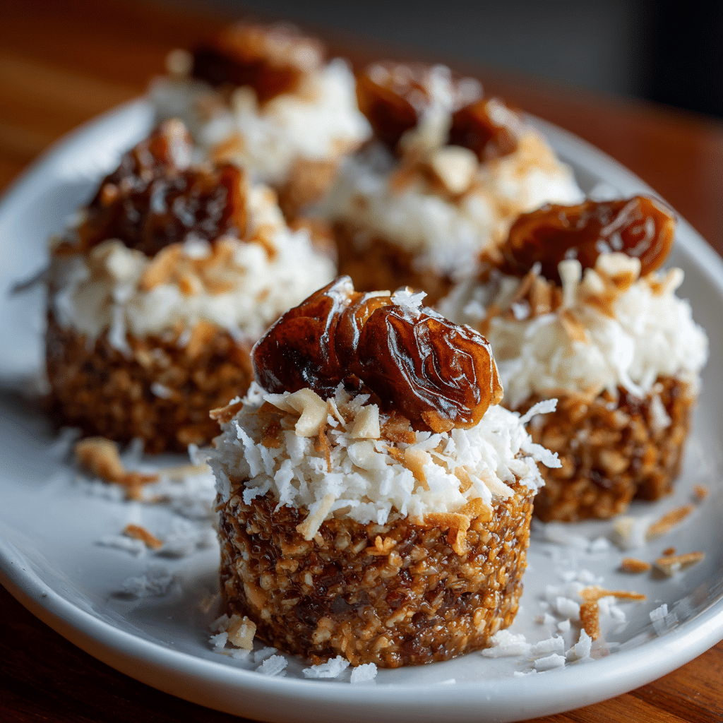 Coconut Date Dessert Cups: Soft Tropical Sweetness Recipe - Recipe Image