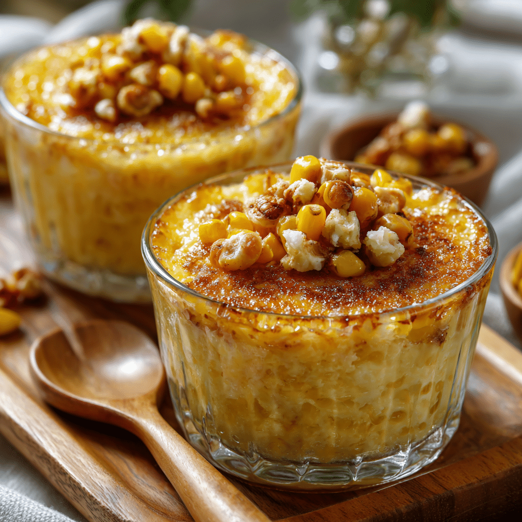 Sweet Corn Vanilla Cream Cups: Golden Unexpected Comfort Recipe - Recipe Image