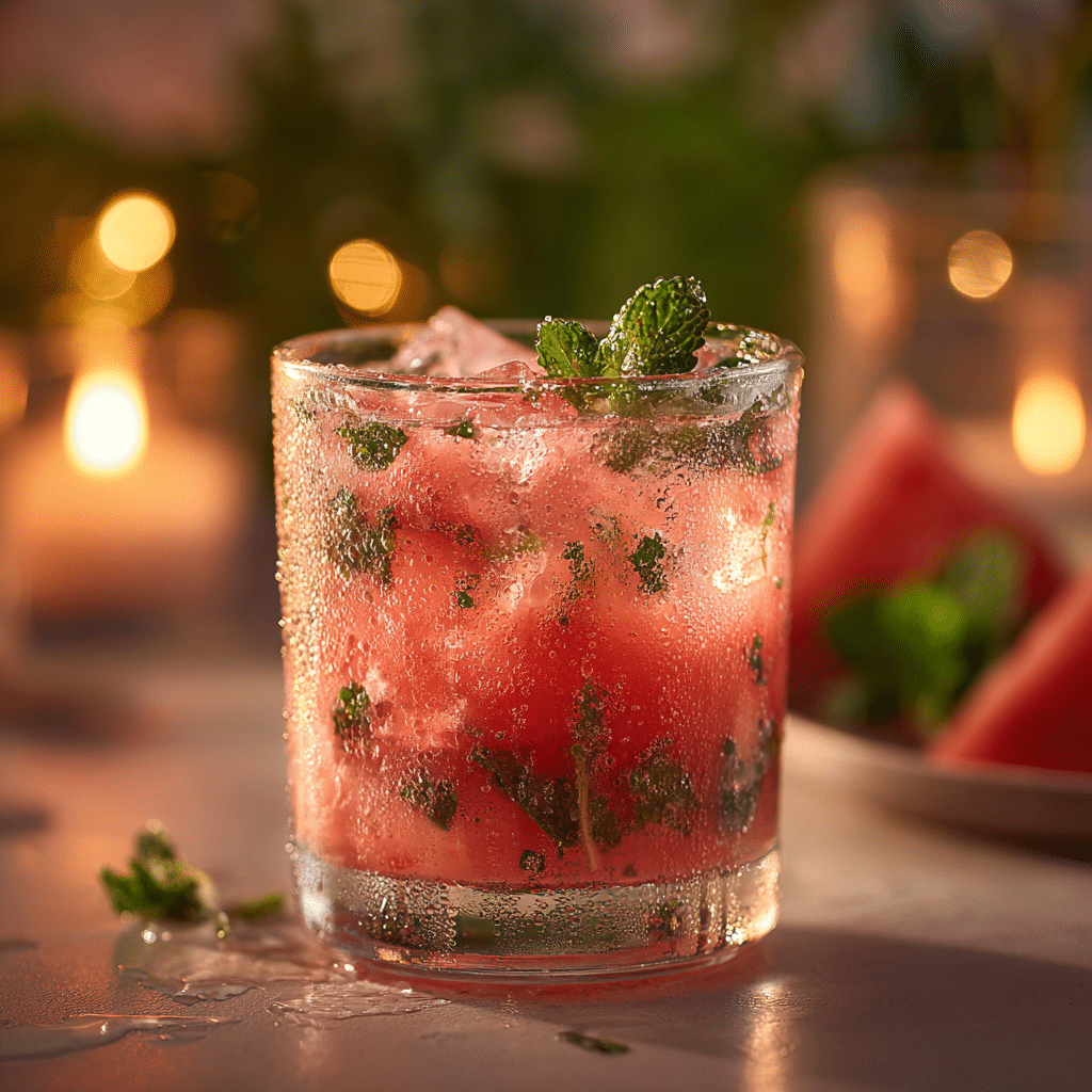 Watermelon Mint Splash Recipe - Recipe Image