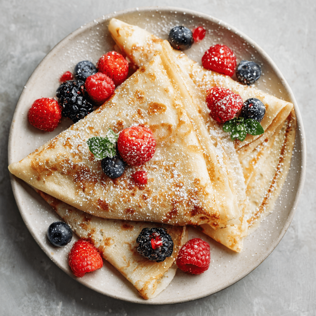 Classic Vegan Crêpes Recipe - Recipe Image