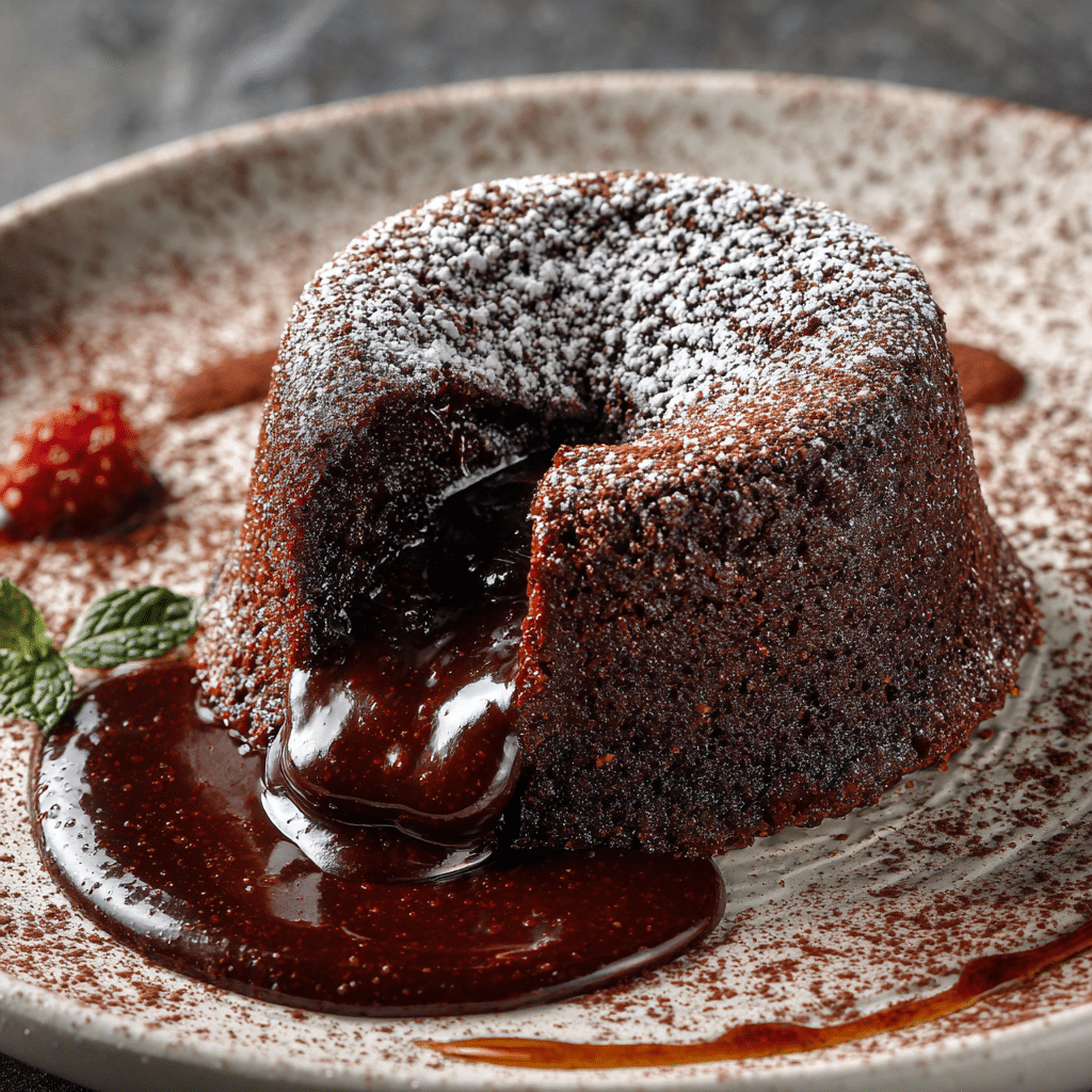 Dark Chocolate Lava Cake Recipe