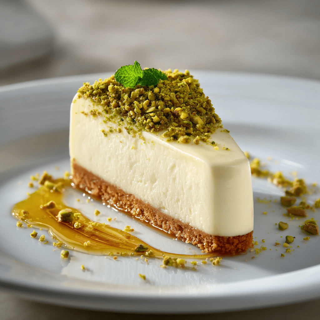 Pistachio Cream Cheesecake Recipe