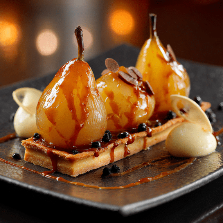 Caramelized Pear Tart Recipe