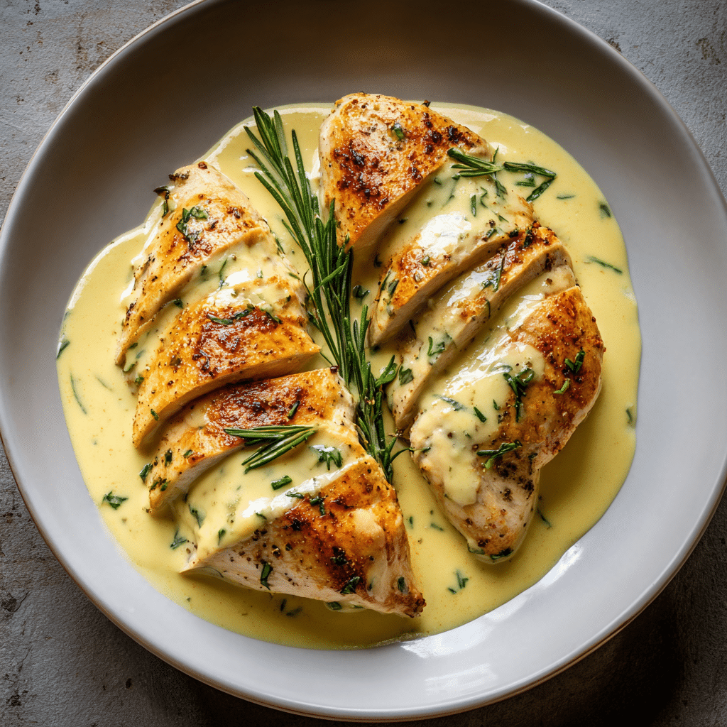 Creamy Mustard Tarragon Chicken Recipe - Recipe Image