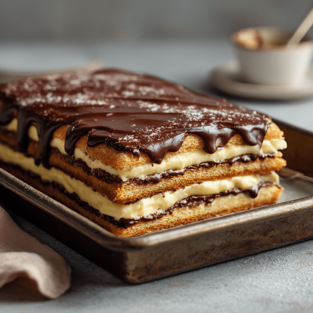 Chocolate Éclair Cake (No-Bake) Recipe - Recipe Image